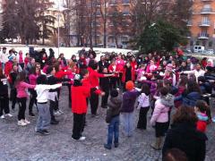 #1billionrising Flash Mob a #Collegno