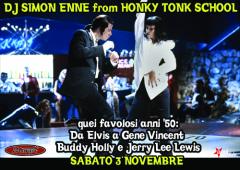 Dj Simon Enne from Honky Tonk school al Margot  