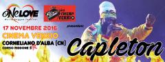 Capleton Live _ gio 17 nov @ Cinema Vekkio _ Corneliano d'Alba
