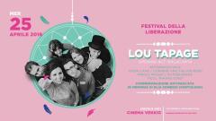 Festival della Liberazione / Musica, Cibo, Ricordi // Lou Tapage @ 25 Aprile Cinema Vekkio