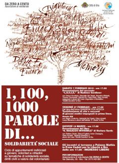 1, 100, 1000 PAROLE DI... SOLIDARIETA' @ Circolo Arci Bra Uni-Tre