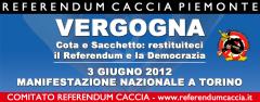 Abrogati la legge regionale e referendum sulla caccia