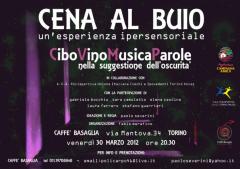 Cena al buio al Caffé Basaglia 
