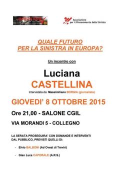 Quale futuro per la Sinistra in Europa? - incontro con Luciana Castellina