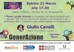 #GenerAzione - Incontro con GIULIO CAVALLI @Il Mulino