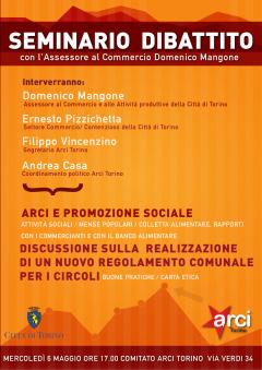 Incontro pubblico con l'Assessore al Commercio Domenico Mangone