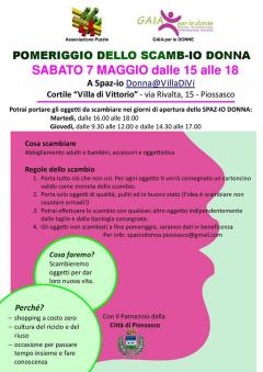 07/05: Pomeriggio dello Scamb-IO Donna @Spaz-Io Donna - VillaDiVi, Piossasco