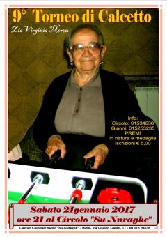 9° Torneo di calciobalilla - Memorial zia Virginia Mereu  