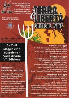 ArTeMuDa a Bussoleno per CRITICAL WINE 2016