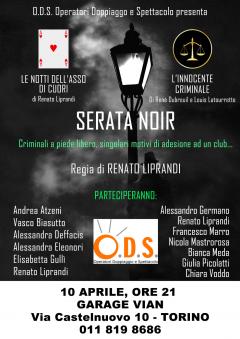 SERATA NOIR - Spettacolo teatrale al Garage Vian