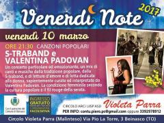 Venerdì Note presenta: S-trabrand & Valentina Padovan