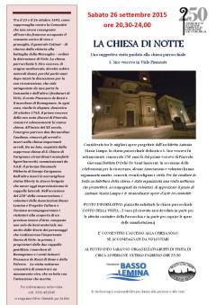 VISITA GUIDATA NOTTURNA della chiesa parrocchiale S. Siro di Virle Piemonte