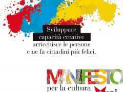 "PIU' CULTURA +DEMOCRAZIA" #ManifestoCultura (foto)