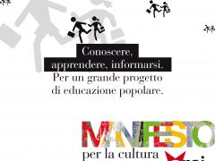 "PIU' CULTURA +DEMOCRAZIA" #ManifestoCultura (foto)