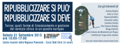 Acqua ripubblicizzare si può, ripubblicizzare si deve