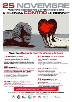 Nichelino: Novembre al femminile contro la violenza sulle Donne