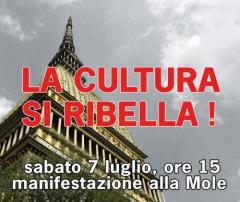 La cultura si ribella, mobilitazione sabato 7 luglio ore 14.30 (Cavallerizza, Torino)