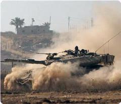 Incursione dell’artiglieria israeliana a sud di Gaza