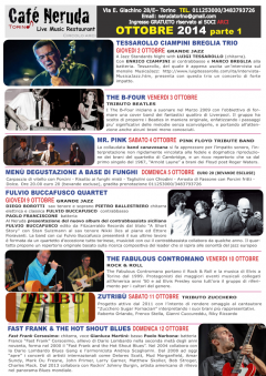 THE FABULOUS CONTROMANO al Cafè Neruda