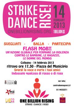 One billion rising 14 Feb 2013 - Flash Mob a Collegno contro la violenza sulle donne