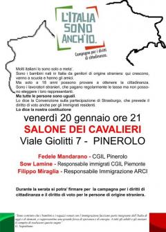 L'Italia sono anch'io - PINEROLO