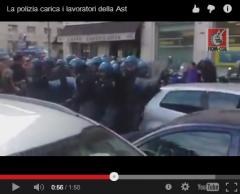 La solidarietà dell'ARCI ai lavoratori e sindacalisti della Ast duramente caricati dalle forze dell’ordine