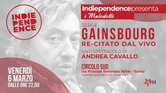 I Maledetti: Serge Gainsbourg | Indiependence @Circolo Sud