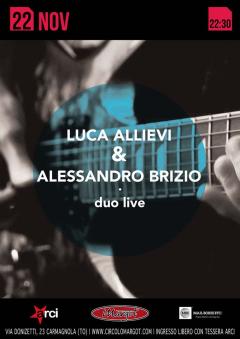 Luca Allievi  & Alessandro Brizio  duo live al Margot
