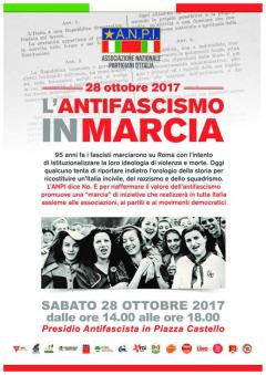 manifesto presidio 28 ottobre antifascismo in marcia