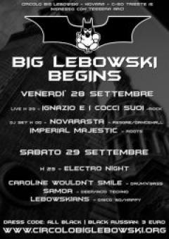 BIG LEBOWSKI BEGINS 