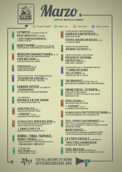 Marzo alle Officine Corsare