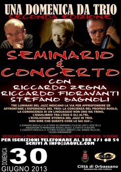 Aperte le iscrizioni per il seminario: "Una Domenica da Trio" con Zegna, Fioravanti e Bagnoli (entro il 10 giugno)