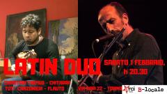 Latin Duo live al B-locale