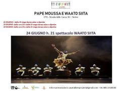 Pape Moussa e Waato Siita a Torino