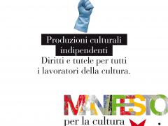 "PIU' CULTURA +DEMOCRAZIA" #ManifestoCultura (foto)