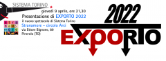 EXPORTO 2022 ALLO STRANAMORE DI PINEROLO: PRESENTAZIONE DEL NUOVO SPETTACOLO DI SISTEMA TORINO
