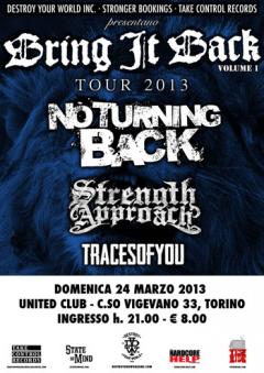 Bring It back turn no turning back + Strength Approach + Traces of you + Only for Us allo United Club