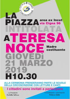 Intitolazione a Teresa Noce