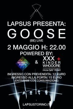 Goose live al Lapsus 