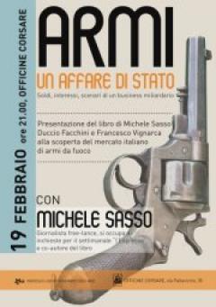 Presentazione del libro "Armi, un affare di stato" alle Officine Corsare
