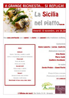 La Sicilia nel piatto... Ven 10/11/17