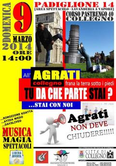 Giornata di Solidarietà per gli 82 licenziati della AGRATI @Pad14 - Collegno, 090314