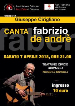Giuseppe Cirigliano canta Fabrizio De Andrè