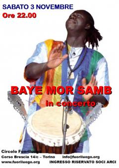 Concerto Baye Mor Samb al Fuoriluogo 