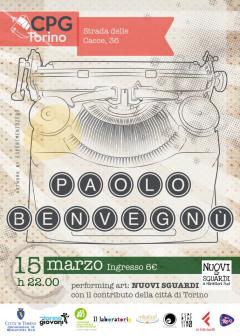 Non si era mai visto un Tubo (presentazione vincitore NUOVI SGUARDI) + Paolo Benvegnù in concerto // Ven 15 Mar