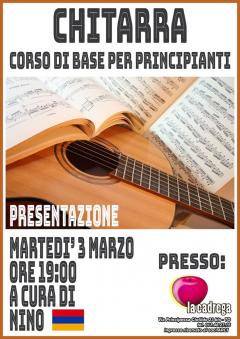 Corso di chitarra per principianti