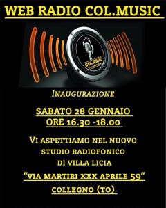 Web Radio Col.Music - Inaugurazione!