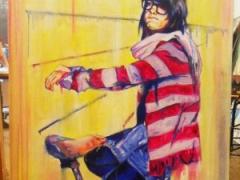 Inaugurazione mostra di pittura a cura di Serena (alias Krusty) al Circolo Vizioso 