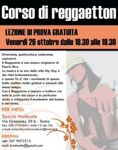 Corso di reggaetton organizzato da Molecole 