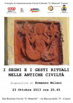 I segni e i gesti rituali nelle antiche civiltà